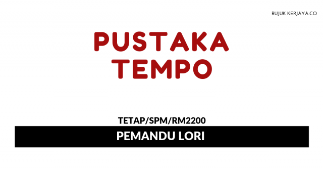 Pustaka Tempo ~ Pemandu Lori