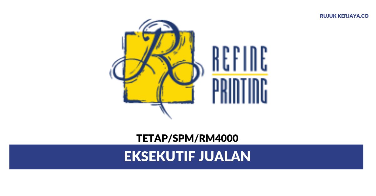 Refine Printing ~ Eksekutif Jualan