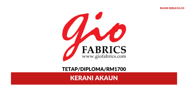Gio Fabrics ~ Kerani Akaun