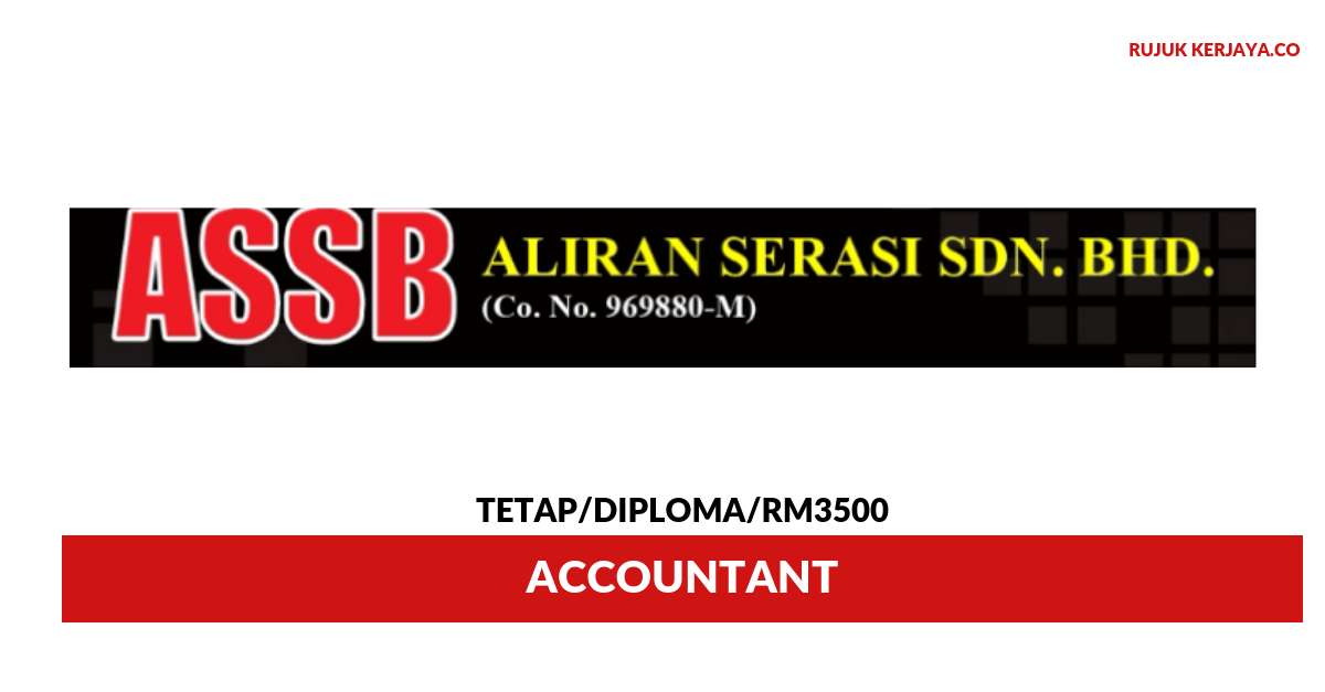 Jawatan Kosong Terkini Aliran Serasi ~ Accountant • Kerja Kosong ...