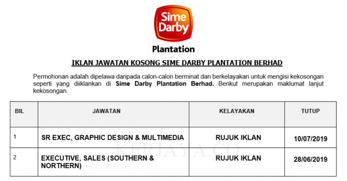 Sime Darby Plantation Berhad Sime Darby Plantation Berhad ~ Eksekutif
