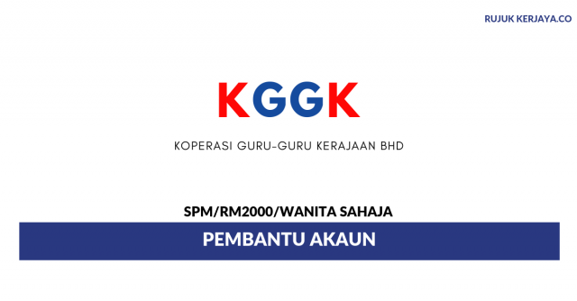 Koperasi Guru-Guru Kerajaan  ~ Pembantu Akaun