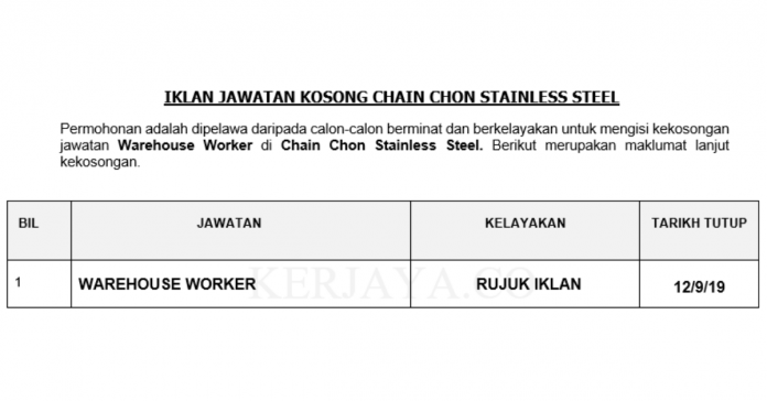 Chain Chon Stainless Steel