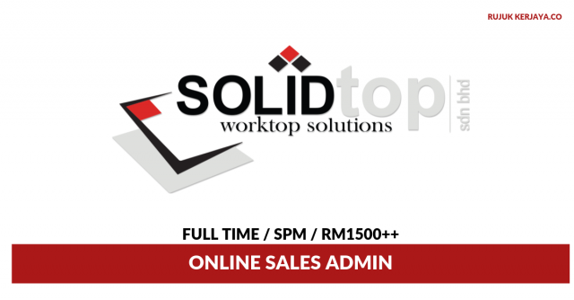 Solid Top ~ Online Sales Admin