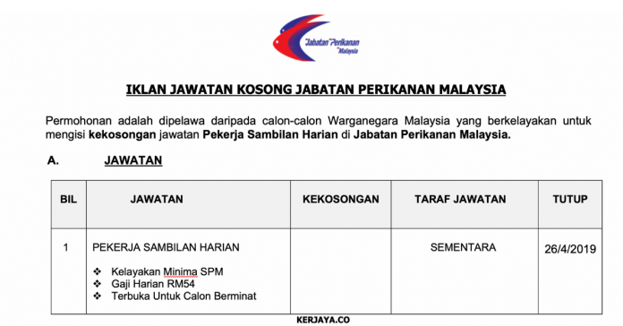 Jabatan Perikanan Malaysia Jabatan Perikanan Malaysia