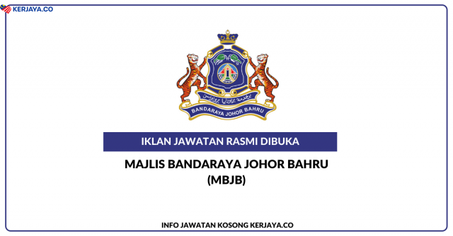 Majlis Bandaraya Johor Bahru (MBJB) ~ Jawatan Kosong Jurutera, Arkitek, Juruaudit, Akauntan, Penolong Pegawai Penilaian, Penolong Pegawai Teknologi Maklumat, Ahli Muzik & Pembantu Khidmat Am