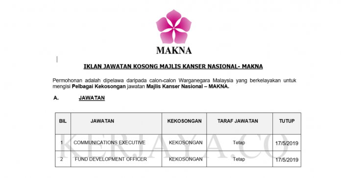 Majlis Kanser Nasional - MAKNA Majlis Kanser Nasional - MAKNA