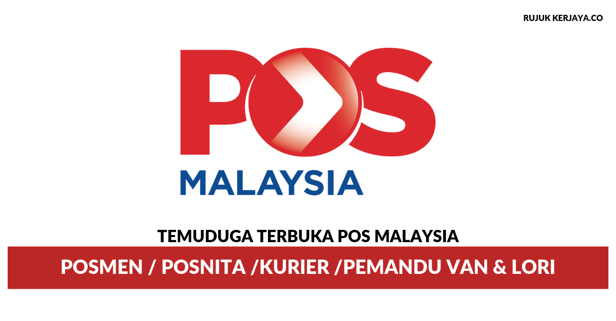 Pos Malaysia • Kerja Kosong Kerajaan