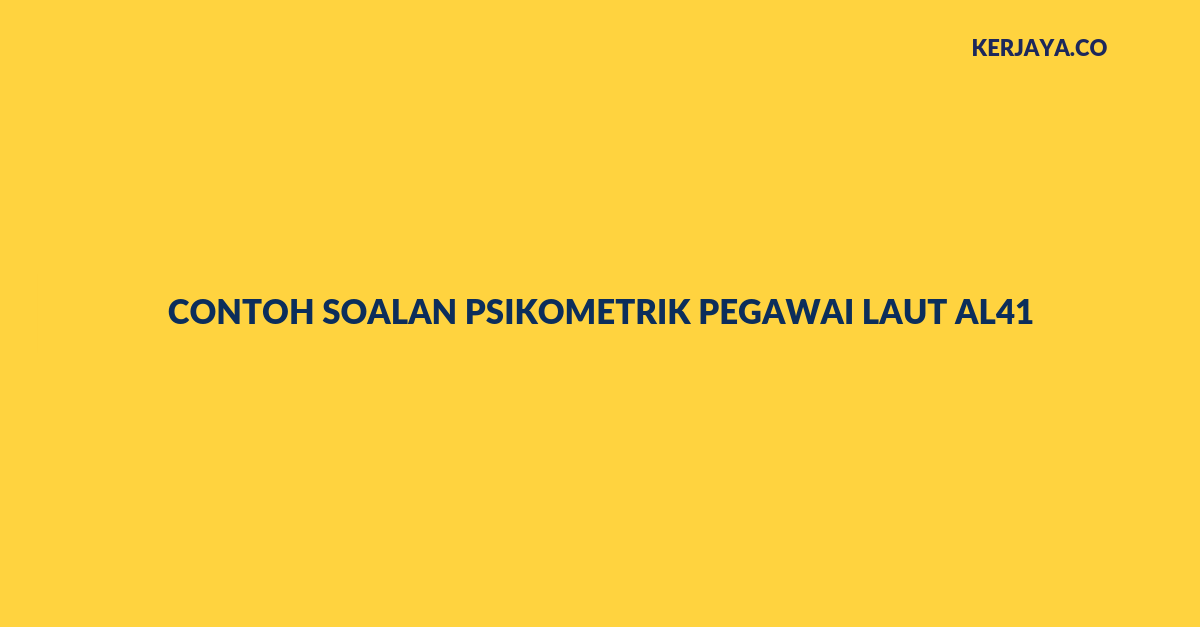 Contoh Soalan Integriti - Kecemasan r