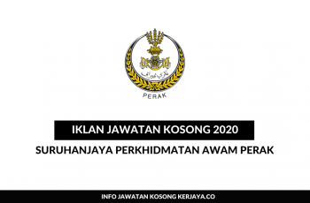 Suruhanjaya Perkhidmatan Awam Perak (SPA Perak) ~ Penolong Pegawai Pertanian, Penolong Pegawai Tanah & Pelbagai Jawatan