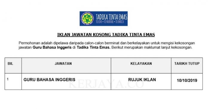Tadika Tinta Emas