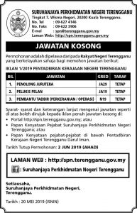 Iklan Jawatan Kosong SPN Terengganu • Kerja Kosong Kerajaan