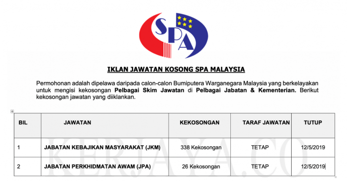 Jawatan Kosong SPA Malaysia Jawatan Kosong SPA Malaysia