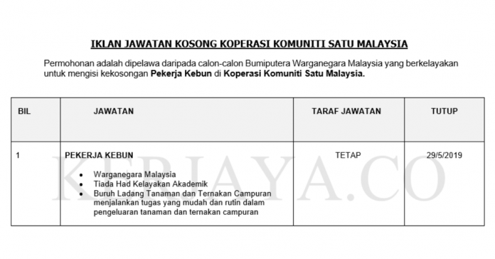 Koperasi Komuniti Satu Malaysia Seremban Koperasi Komuniti Satu Malaysia