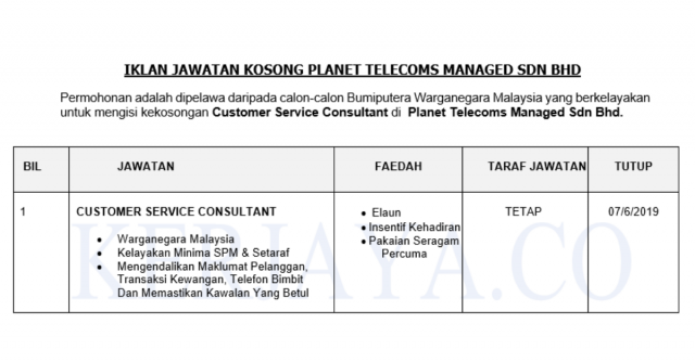 Planet Telecoms Managed ~ Customer Service Consultant