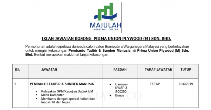 Prima Union Plywood (M) Sdn. Bhd. (1)