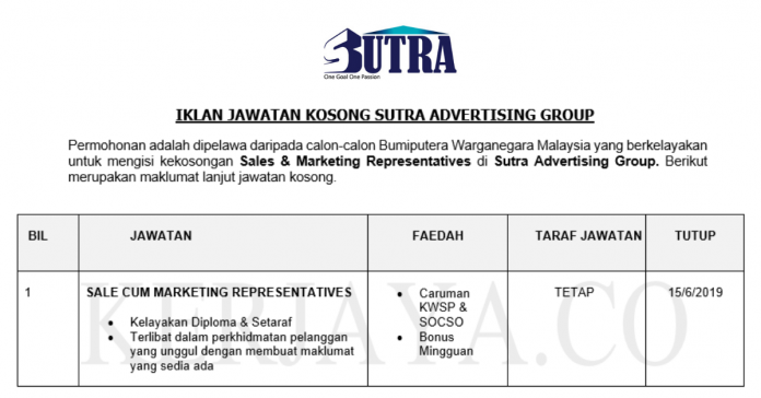Sutra Advertising Group Sutra Advertising Group ~ Sales & Marketing Representative