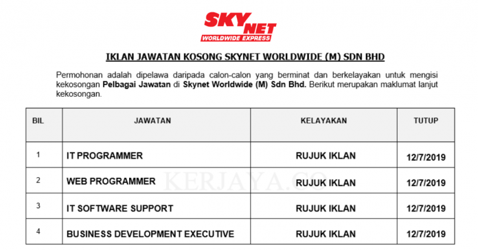 Skynet Worldwide (M) Sdn Bhd