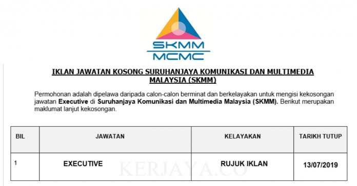 Suruhanjaya Komunikasi dan Multimedia Malaysia (SKMM) Eksekutif Suruhanjaya Komunikasi dan Multimedia Malaysia (SKMM)