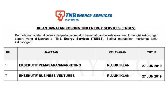 TNB Energy Services (TNBES) TNB Energy Services (TNBES)