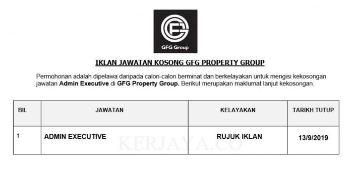GFG Property Group GFG Property Group ~ Admin Executive