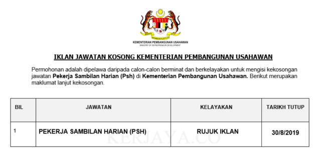 Kementerian Pembangunan Usahawan