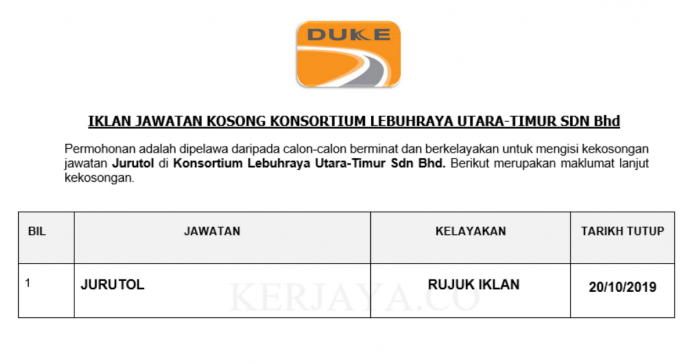 Konsortium Lebuhraya Utara-Timur Konsortium Lebuhraya Utara-Timur Sdn Bhd
