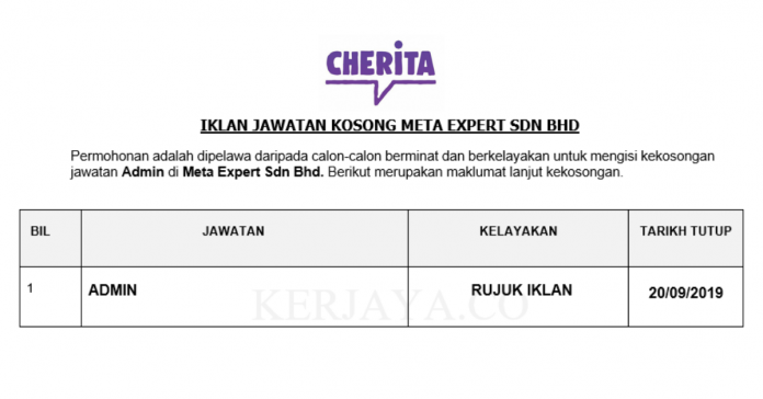Meta Expert Sdn Bhd Meta Expert ~ Admin