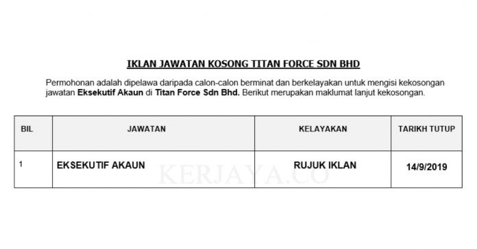 Titan Force Sdn Bhd Titan Force Sdn Bhd
