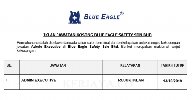 Blue Eagle Safety ~ Admin Executive