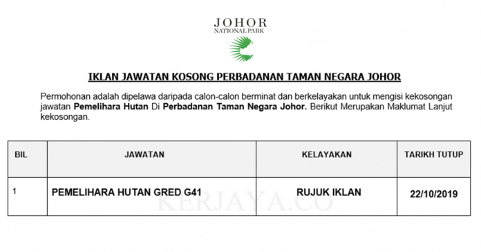 Copy of Webhelp Perbadanan Taman Negara Johor ~ Pemelihara Hutan