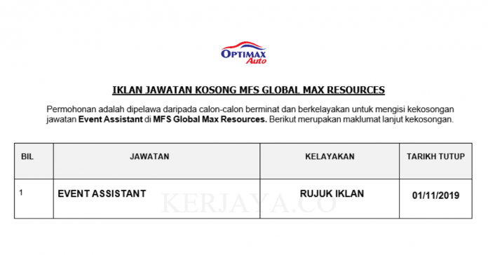 MFS GLOBAL MAX _ Event Assistant MFS Global Max Resources ~ Event Assistant