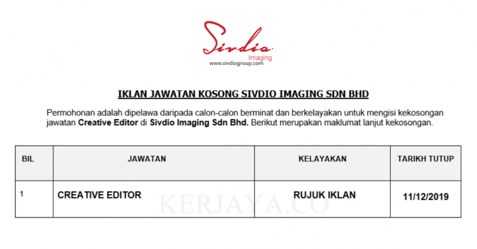 Sivdio Imaging Sdn Bhd Sivdio Imaging ~ Creative Editor