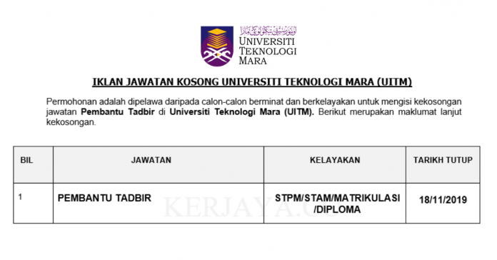 UNIVERSITI TEKNOLOGI MARA
