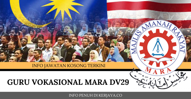 Guru Vokasional MARA DV29 ~ Pelbagai Kursus Sijil Ambilan 2020