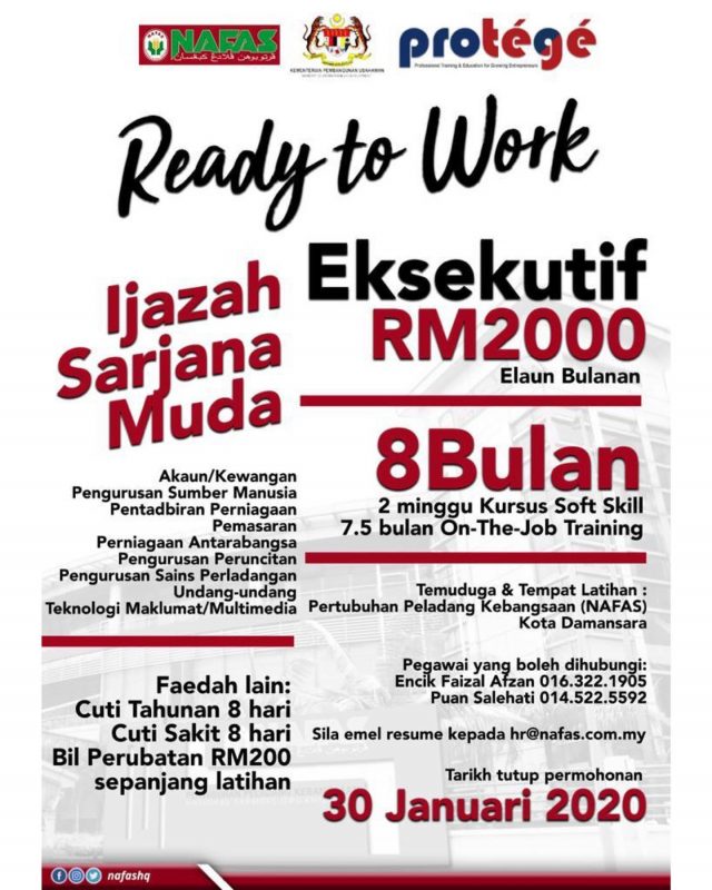 Iklan Skim Latihan PROTEGE NAFAS