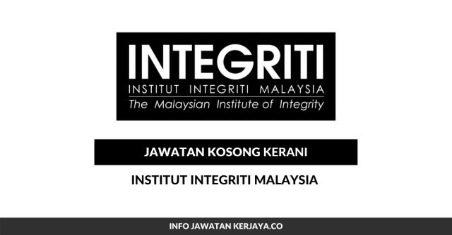 Institut Integriti Malaysia ~ Kerani
