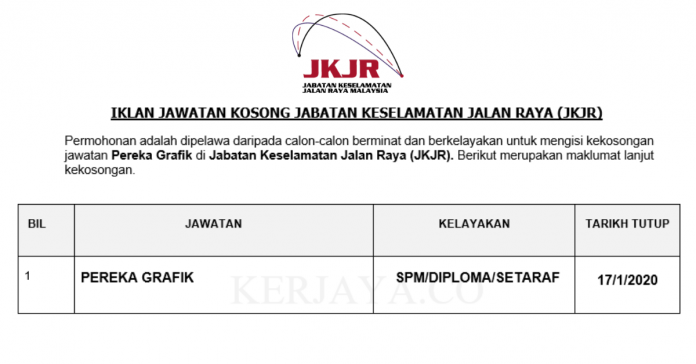 Jabatan Keselamatan Jalan Raya (JKJR) Jabatan Keselamatan Jalan Raya (JKJR) ~ Pereka Grafik