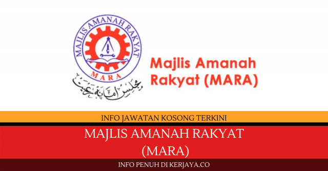 Majlis Amanah Rakyat (MARA) ~ Kekosongan Jawatan Pentadbiran & Pengurusan