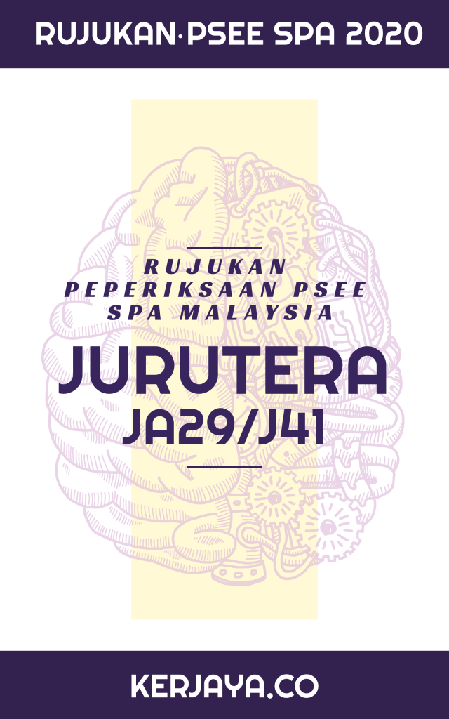 Contoh Soalan Penolong Jurutera JA29 & Jurutera J41