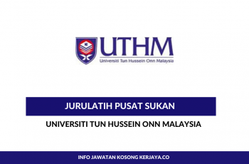 Universiti Tun Hussein Onn Malaysia ~ Jurulatih Pusat Sukan
