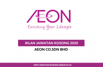 Aeon ~ Juruwang, Pembantu Jualan,Penasihat Jualan & Pelbagai Jawatan