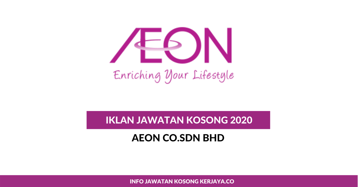 Aeon ~ Juruwang, Pembantu Jualan,Penasihat Jualan & Pelbagai Jawatan