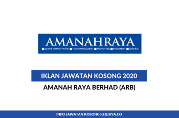 Amanah Raya Berhad (ARB) ~ Pelbagai Kekosongan Jawatan