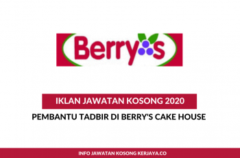 Berry's Cake House ~ Pembantu Tadbir