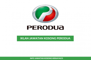 Perodua ~ Pembantu Pengurus