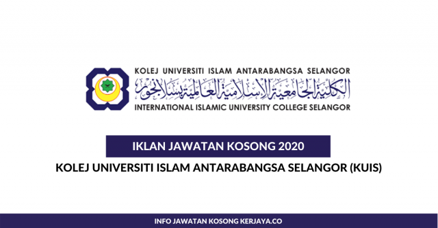 Kolej Universiti Islam Antarabangsa Selangor (KUIS) ~ Pembantu Am