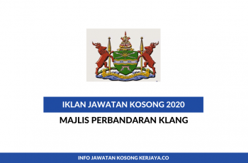 Majlis Perbandaran Klang ~ Pembantu Tadbir, Pembantu Operasi, Pembantu Kesihatan Awam & Pelbagai Jawatan