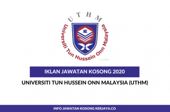Universiti Tun Hussein Onn Malaysia (UTHM) ~ Research Assistant