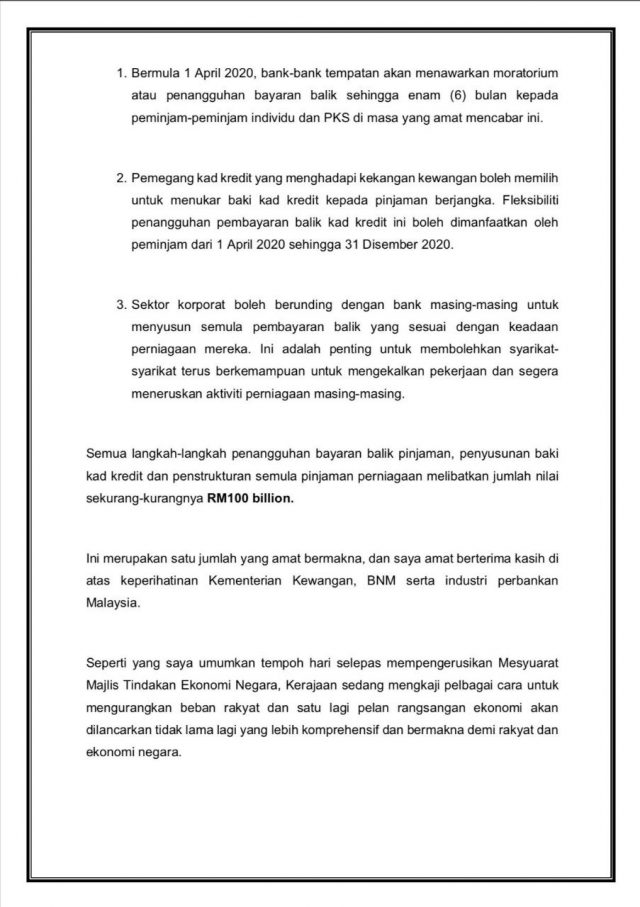 Baki Kad Kredit Kini Boleh Di Tukar Kepada Pinjaman Berjangka Diumumkan ~ PM